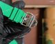 Replica Richard Mille RM010 AG TI Men Watches Titanium & Green Rubber Strap (14)_th.jpg